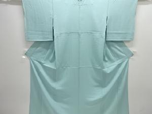 駒絽一つ紋色無地着物